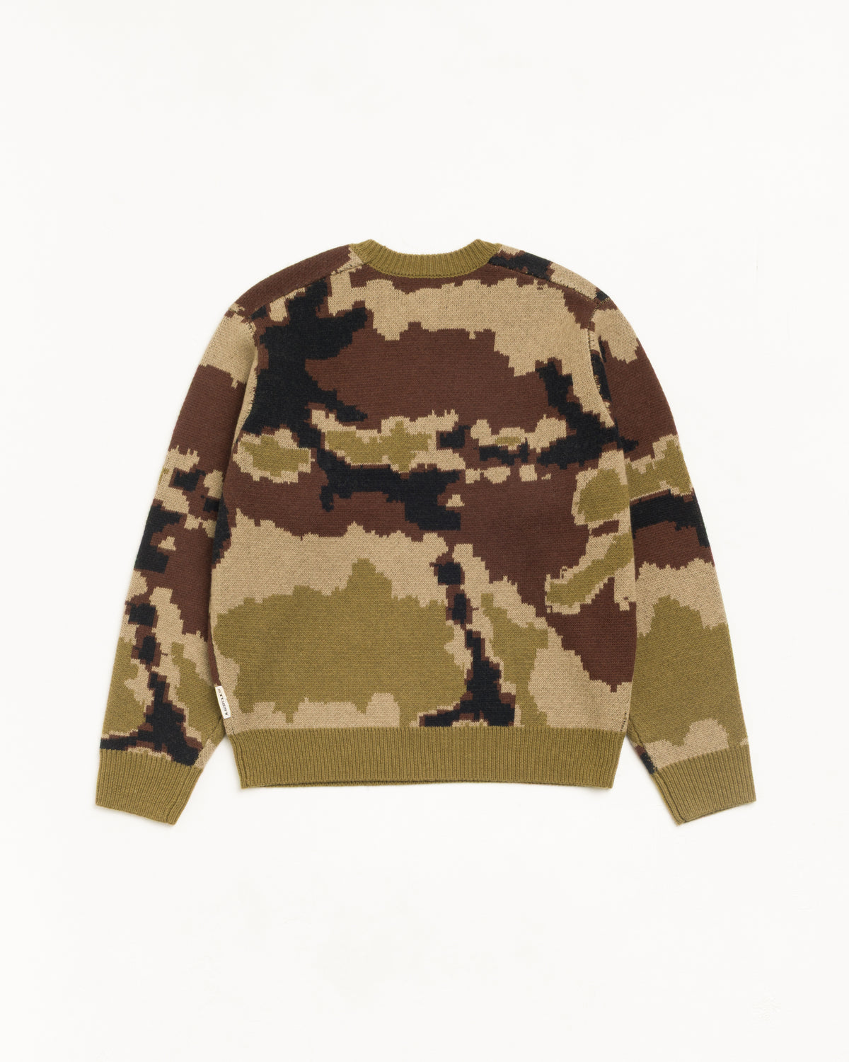 CAMO JACQUARD SWEATER