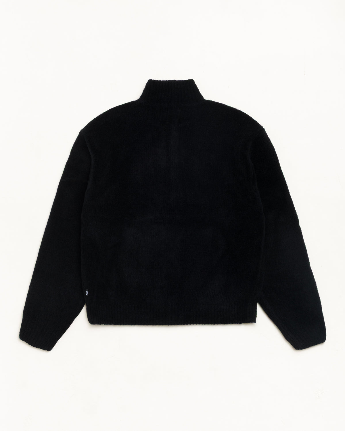 WOOL CASHMERE ZIP SWEATER
