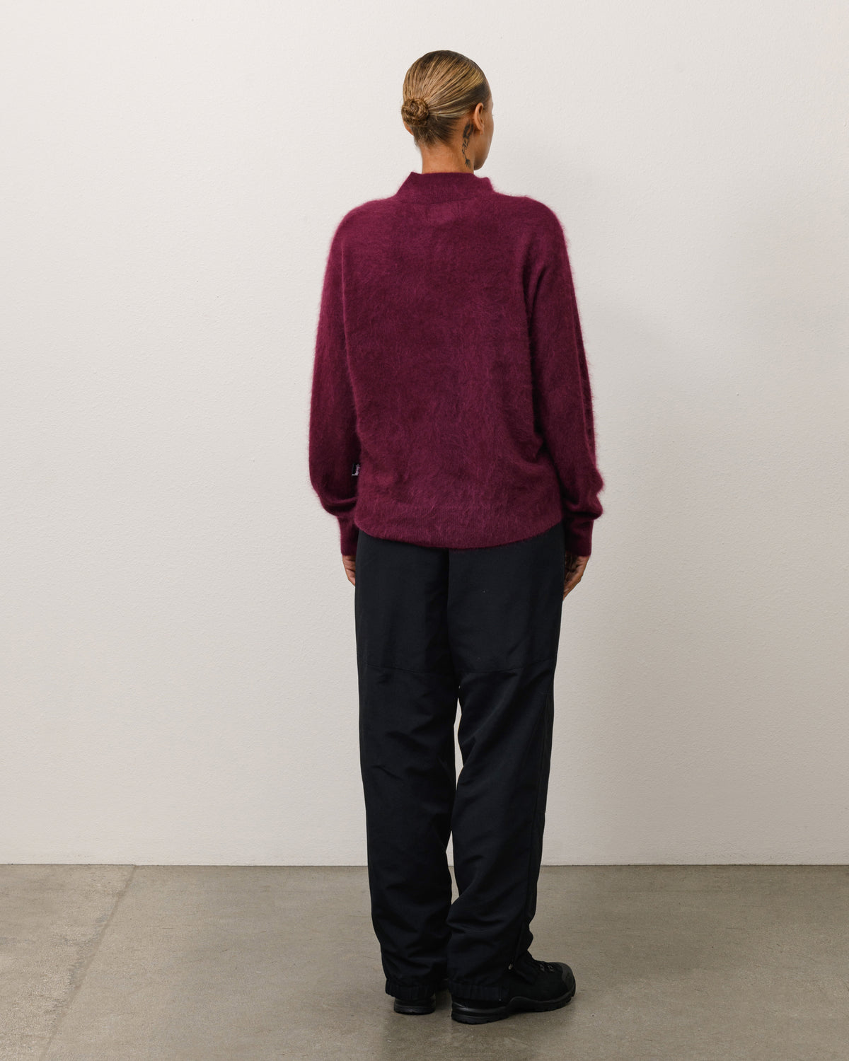 BRUSHED CASHMERE QUARTERZIP