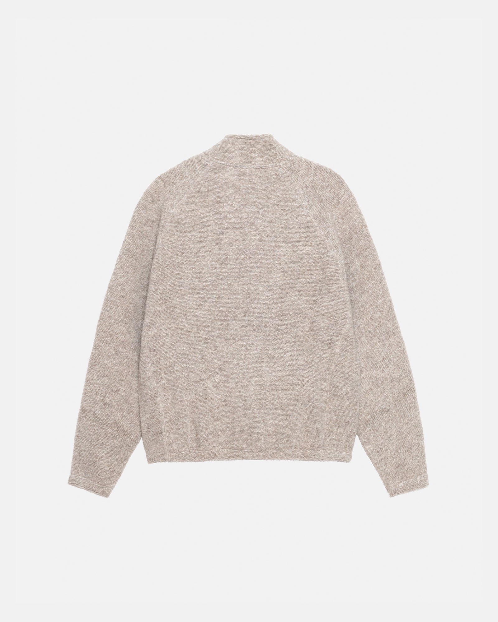Wool Blend Sherpa Mock Neck in tan – Stüssy – Stussy AU