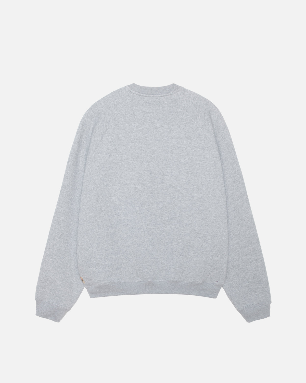 Fleece Raglan Crew in grey heather - Stüssy – Stussy AU