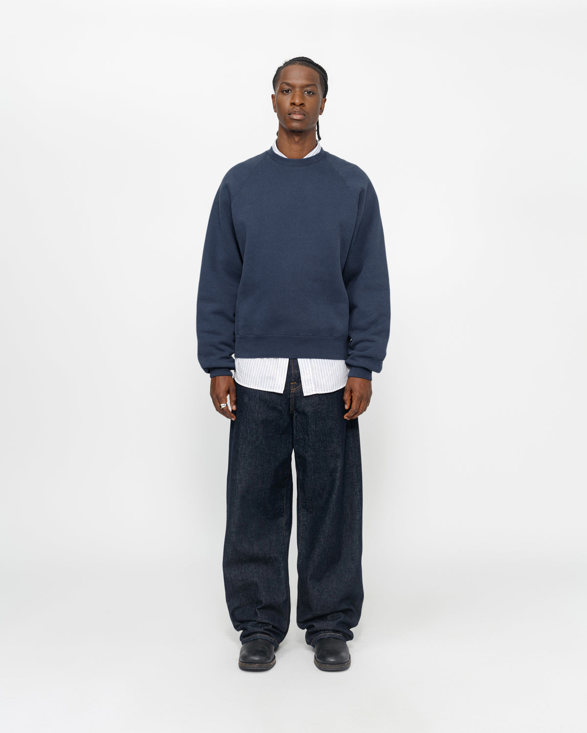 Relaxed Crew – Navy | Sweats | Stüssy – Stussy AU