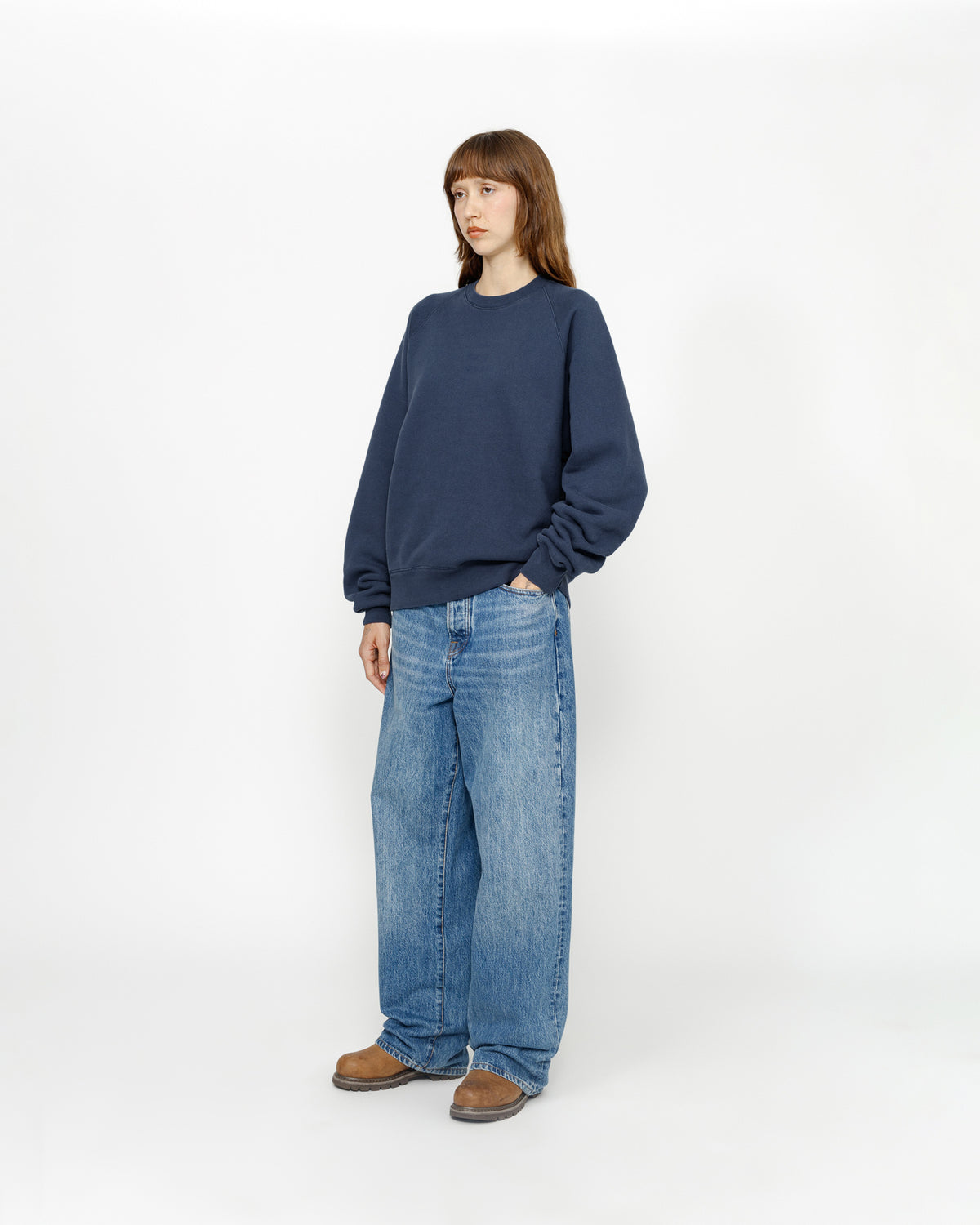 Relaxed Crew – Navy | Sweats | Stüssy – Stussy AU