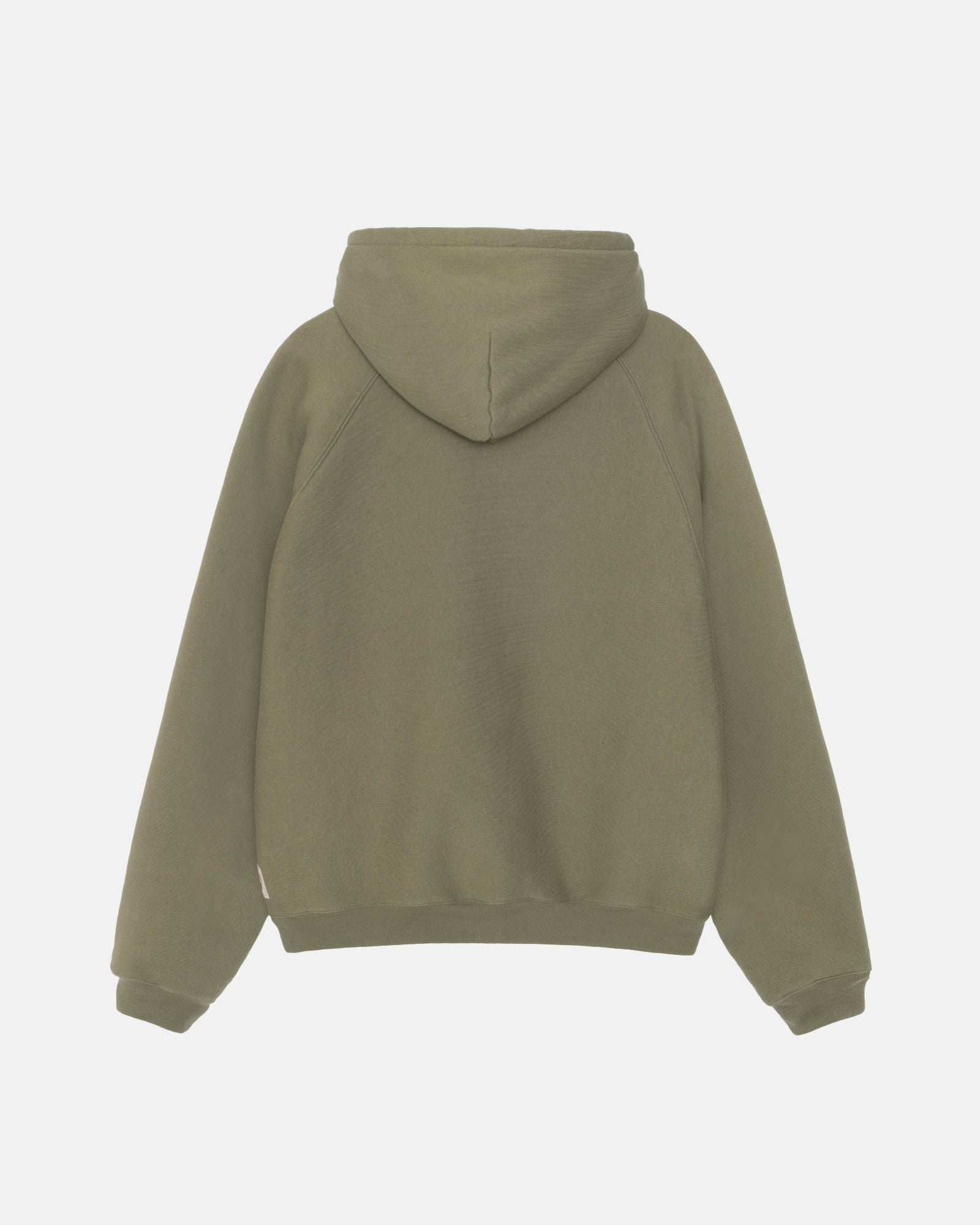 Fleece Raglan Hood in olive - Stüssy – Stussy AU