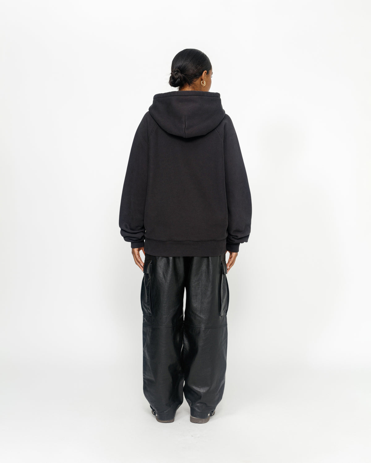 Relaxed Hoodie – Washed Black | Sweats | Stüssy – Stussy AU