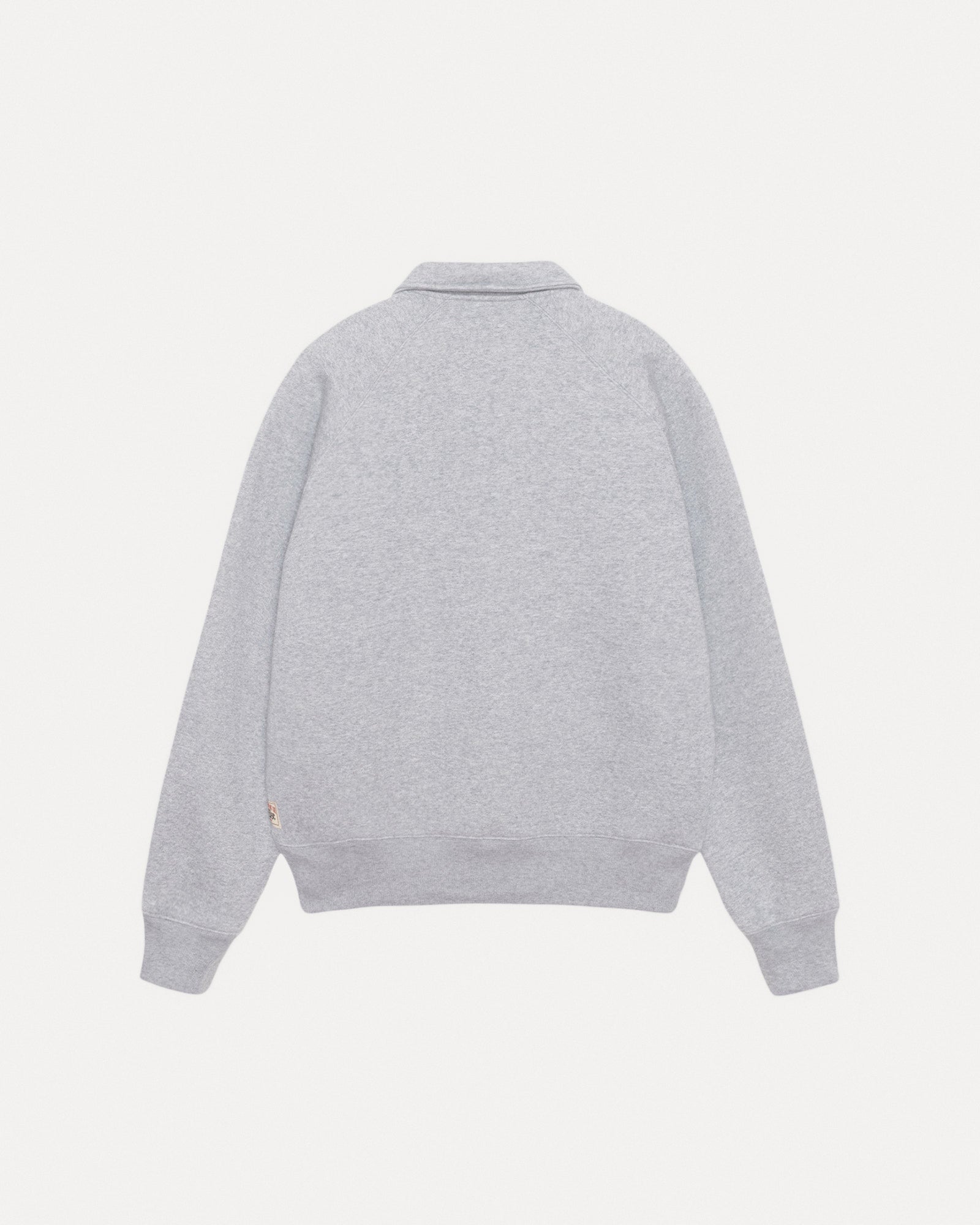 FLEECE RAGLAN ZIP MOCK