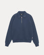 FLEECE RAGLAN ZIP MOCK