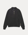 FLEECE RAGLAN ZIP MOCK