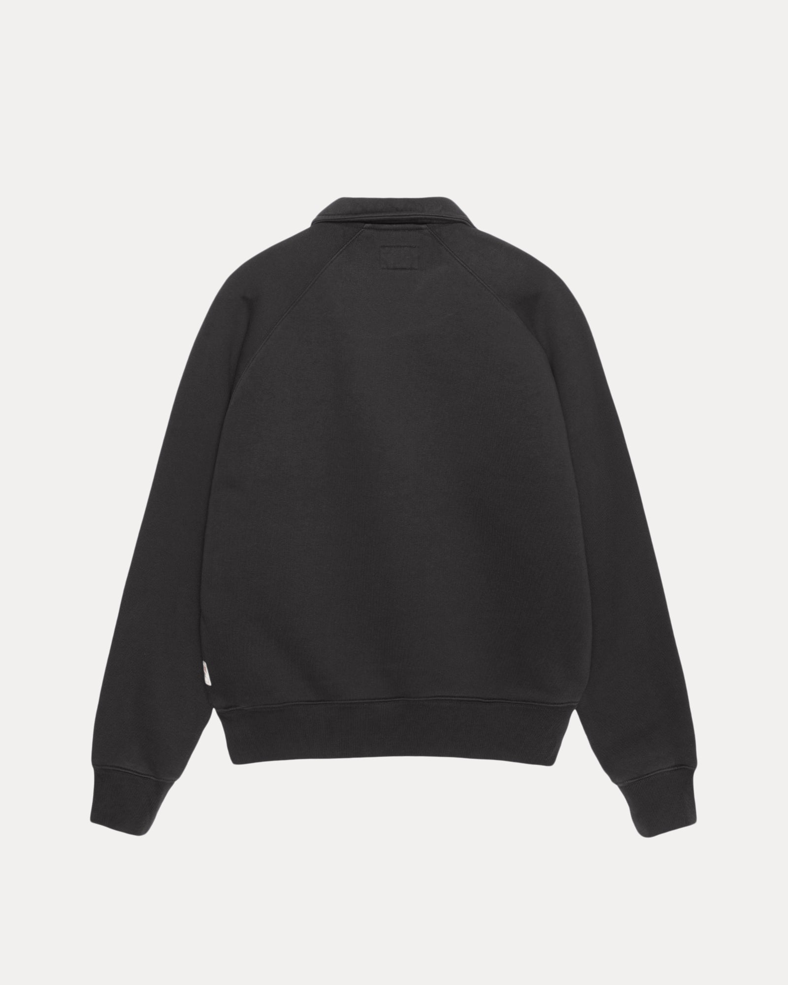 FLEECE RAGLAN ZIP MOCK