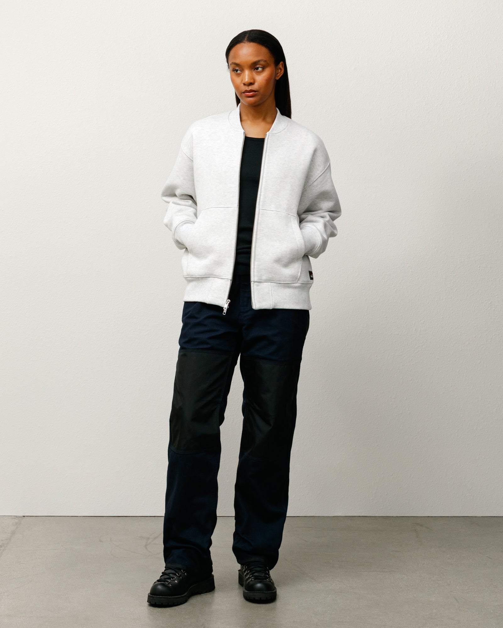 Thermal Lined Fleece Zip – Ash Heather | Sweats | Stüssy – Stussy AU