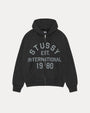 STUSSY EST PRINTED ZIP HOOD