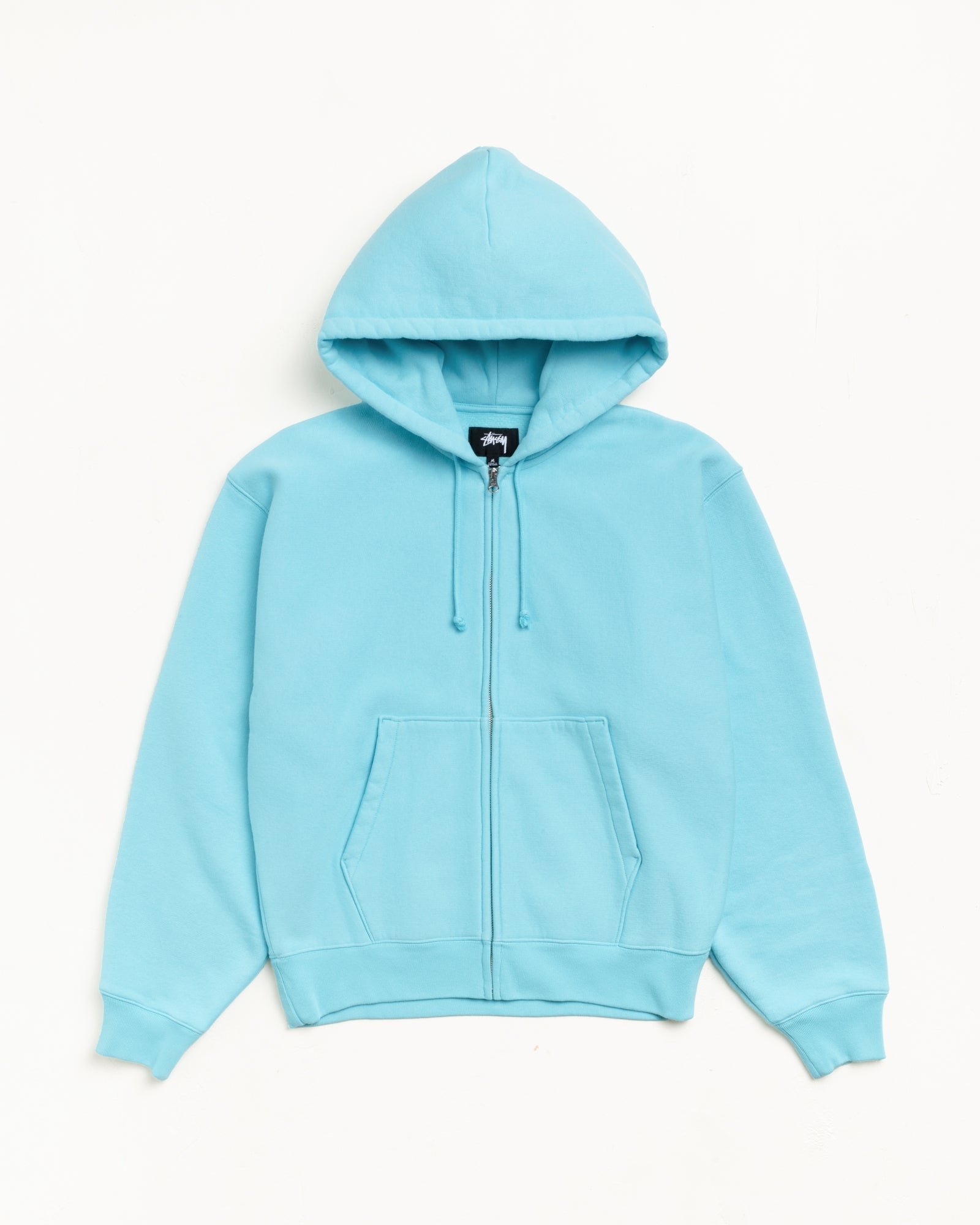 BASIC DIAMOND ZIP HOOD