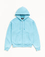 CURSIVE APPLIQUE ZIP HOOD