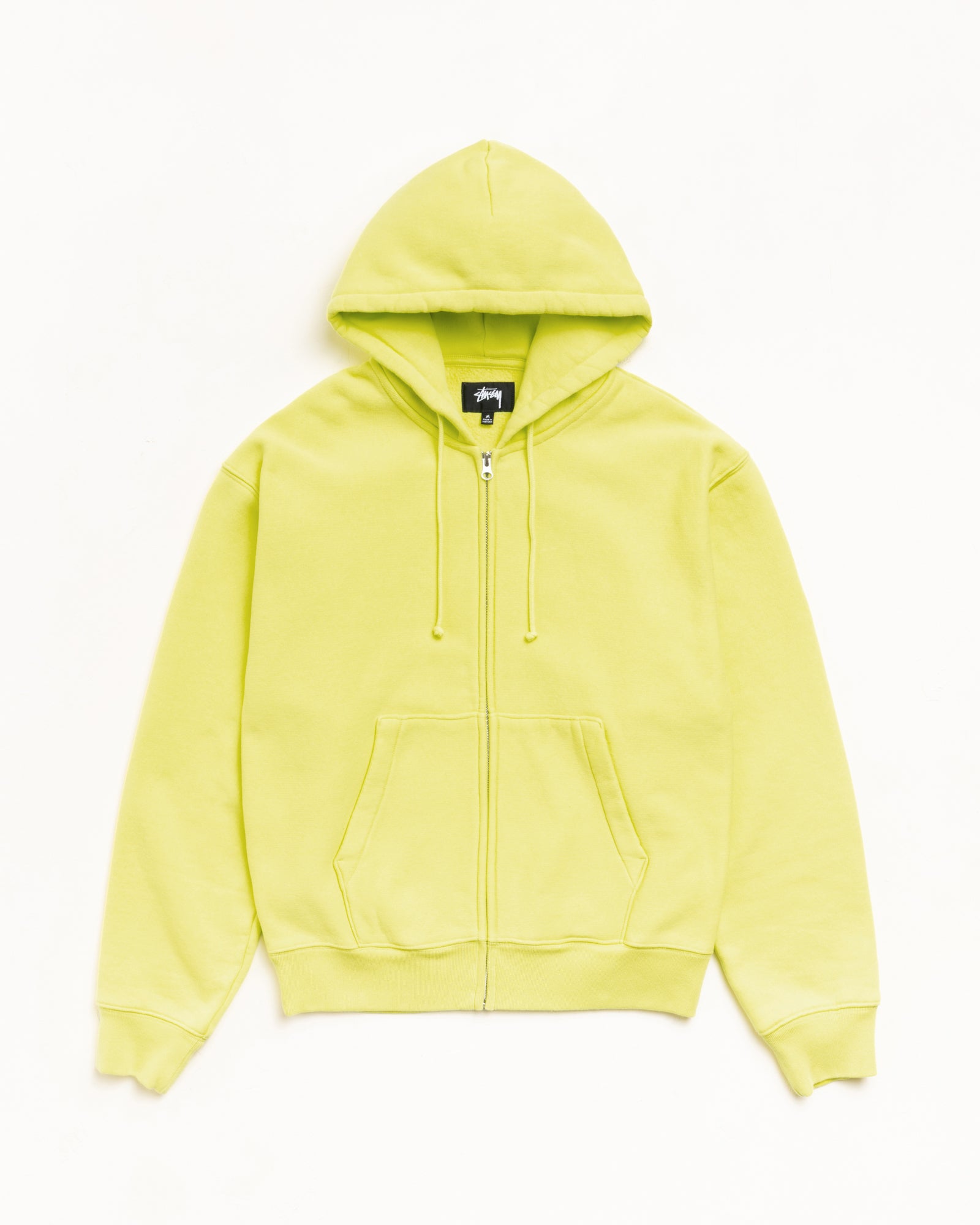 CURSIVE APPLIQUE ZIP HOOD