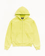 CURSIVE APPLIQUE ZIP HOOD