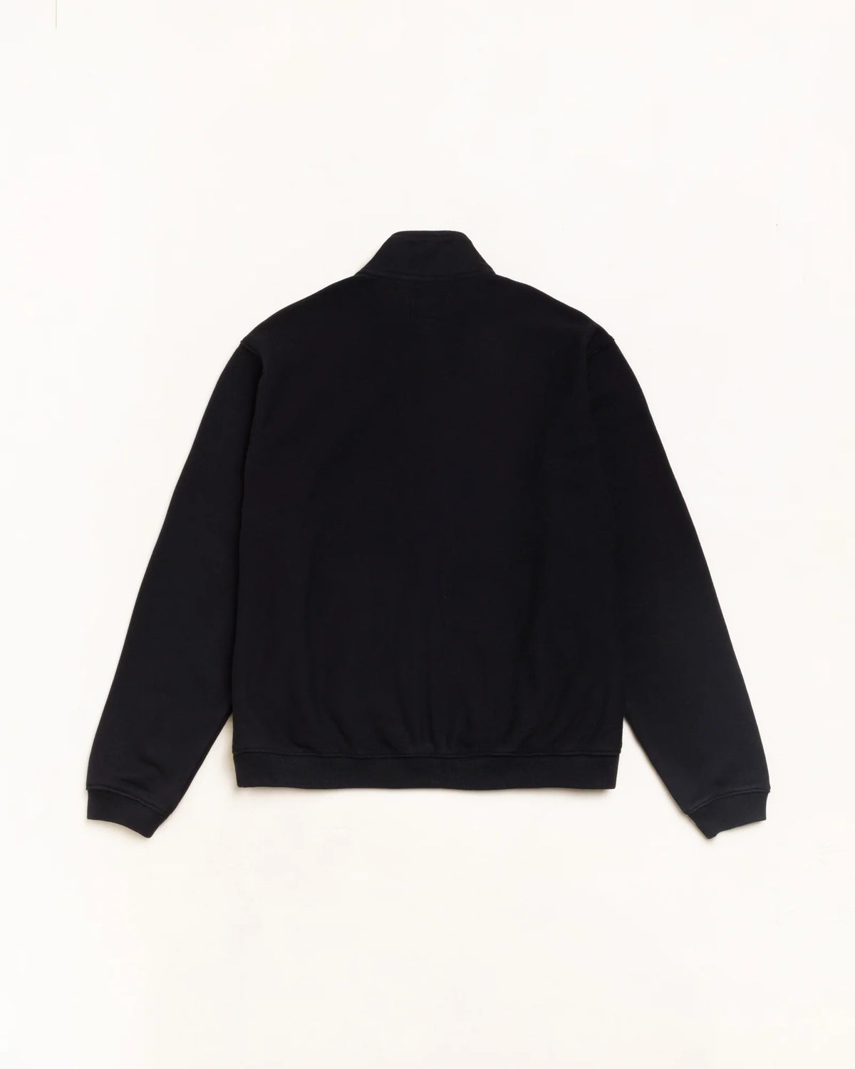 ZIP FLEECE MOCK NECK