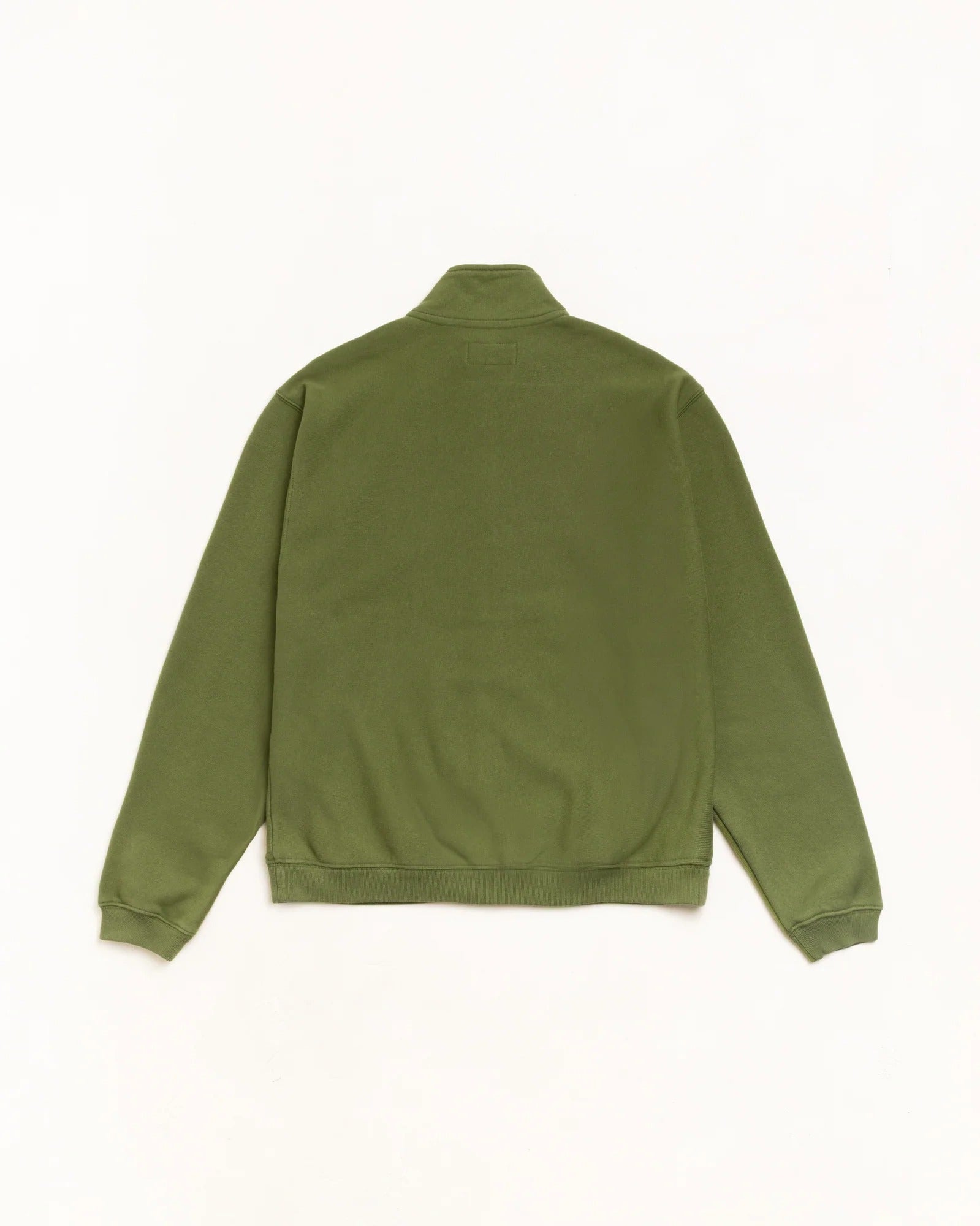 ZIP FLEECE MOCK NECK