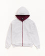 DOUBLE FACED ZIP HOOD