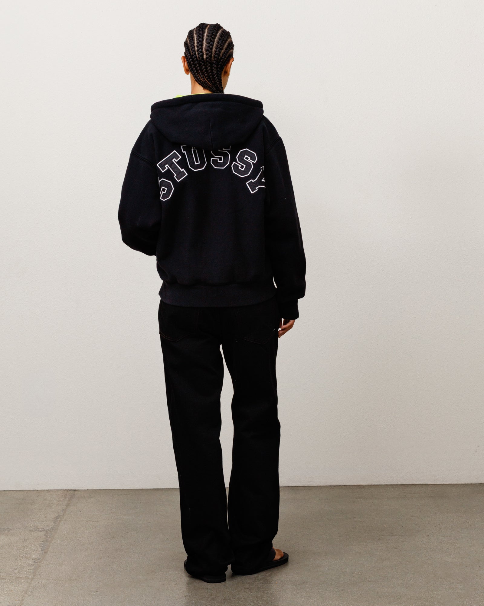 DOUBLE FACED ZIP HOOD
