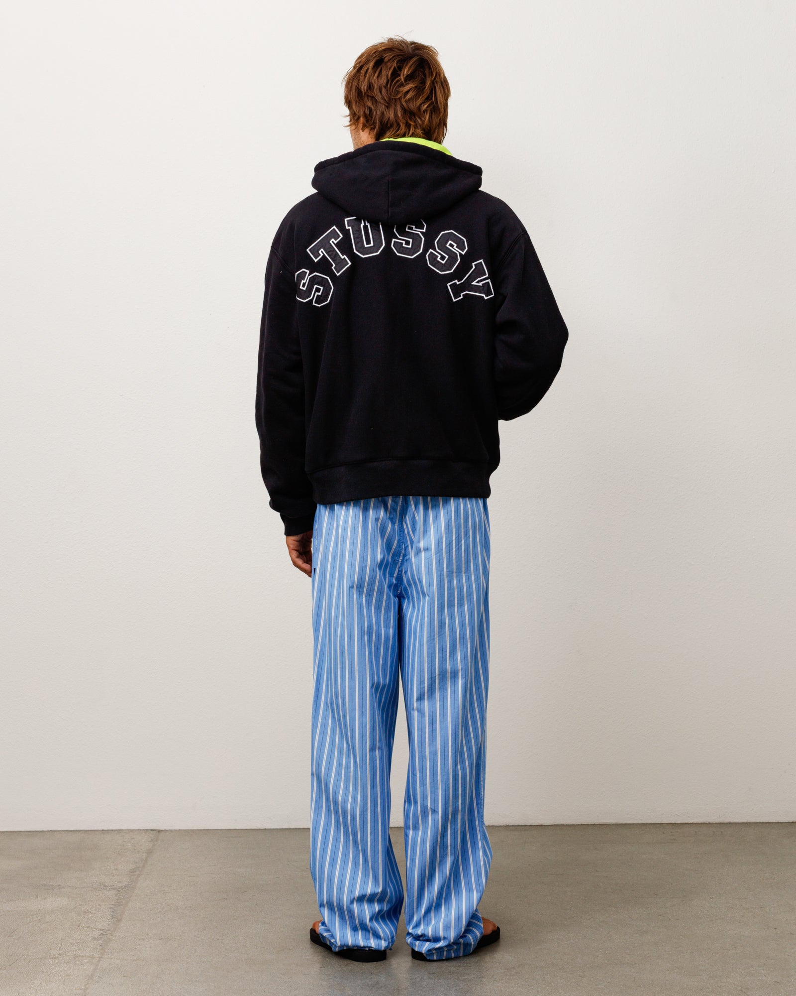 DOUBLE FACED ZIP HOOD