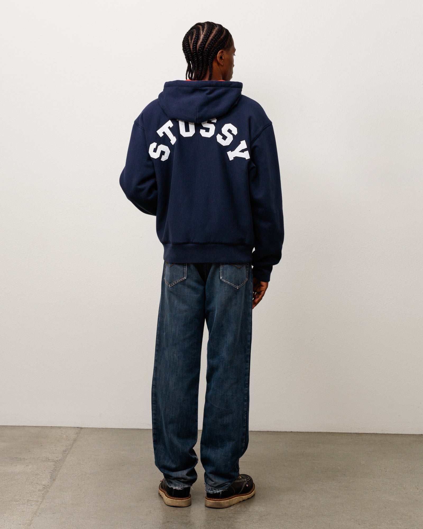 DOUBLE FACED ZIP HOOD
