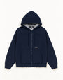 BONDED JERSEY ZIP HOOD