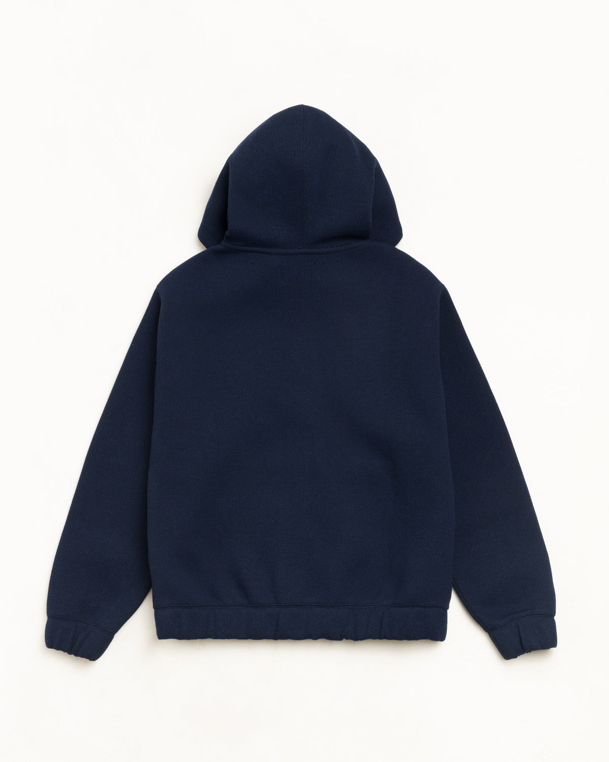 BONDED JERSEY ZIP HOOD