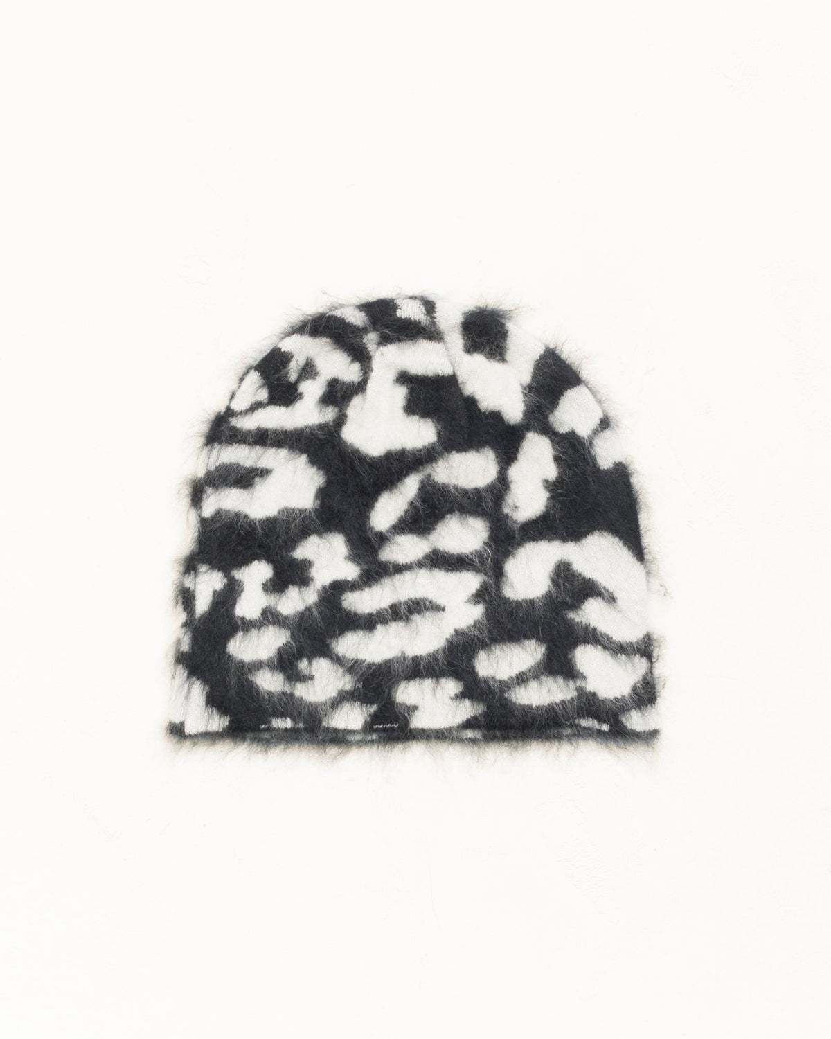 CASHMERE LEOPARD SKULLCAP
