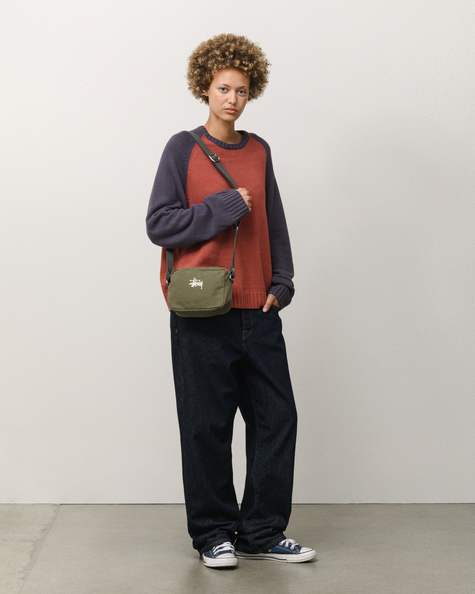 【美品】STUSSY 23ss Canvas Side Pouch Canvas Side Pouch in natural - Stüssy – Stussy AU