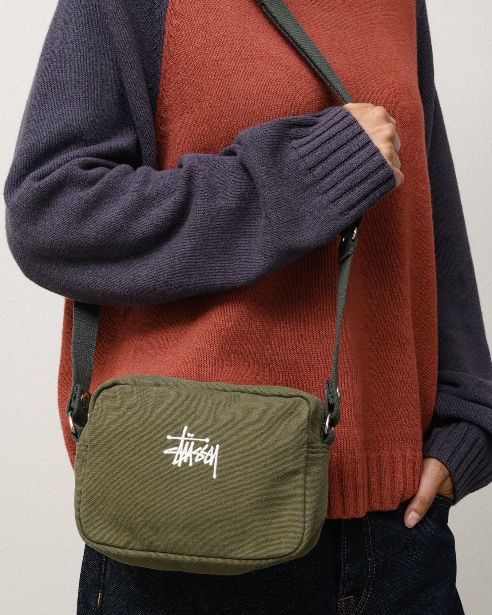 即完　STUSSY CANVAS SIDE POUCH Stussy Canvas Side Pouch – The Garden