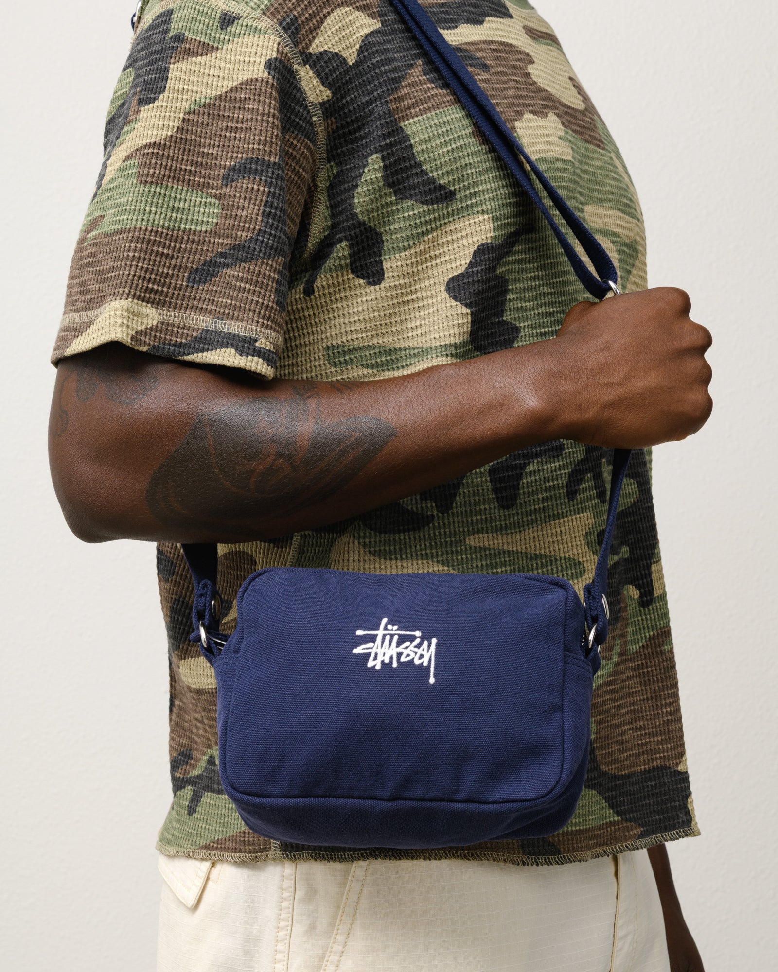 CANVAS SIDE POUCH