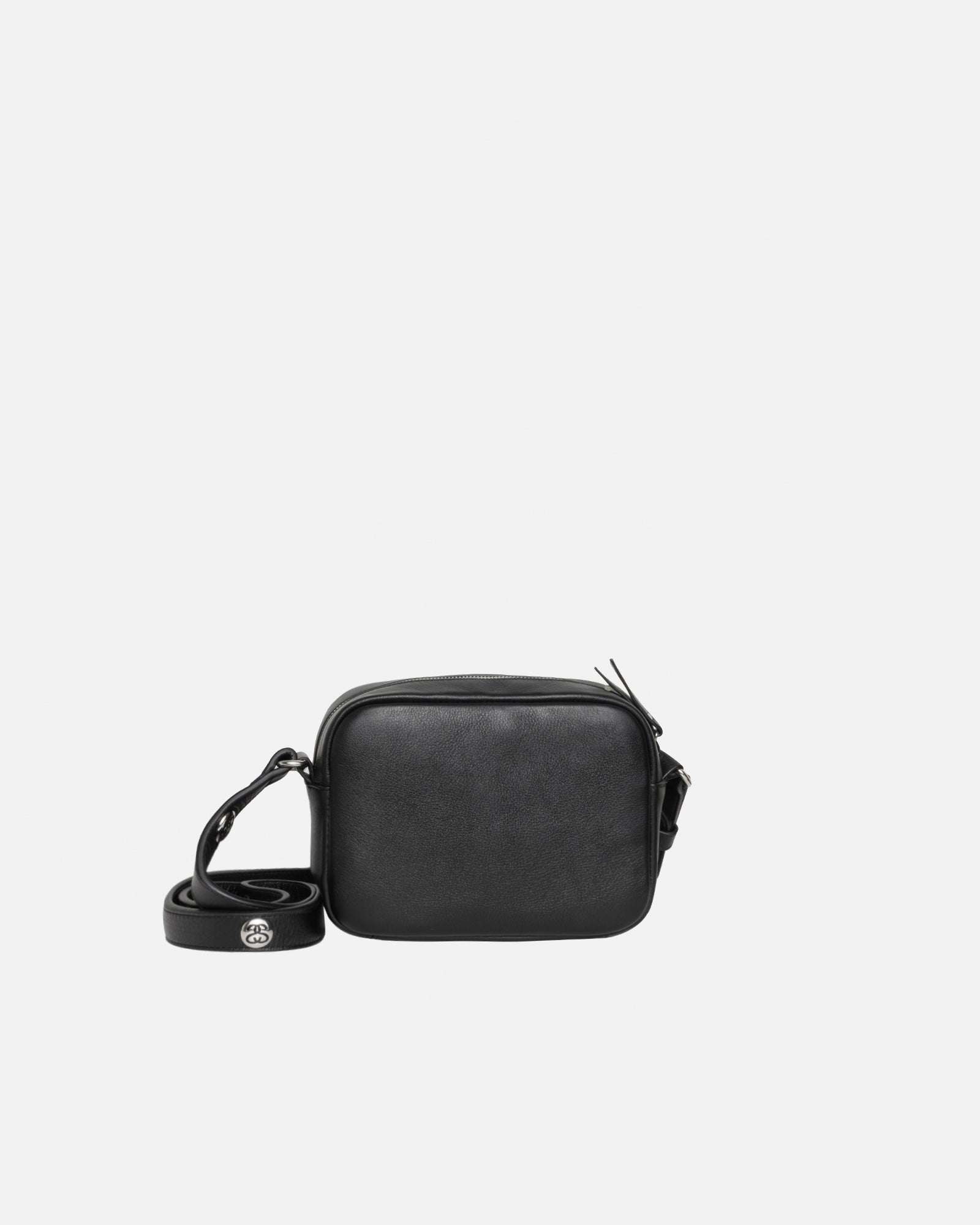 SS Link Leather Side Pouch in black – Stüssy – Stussy AU