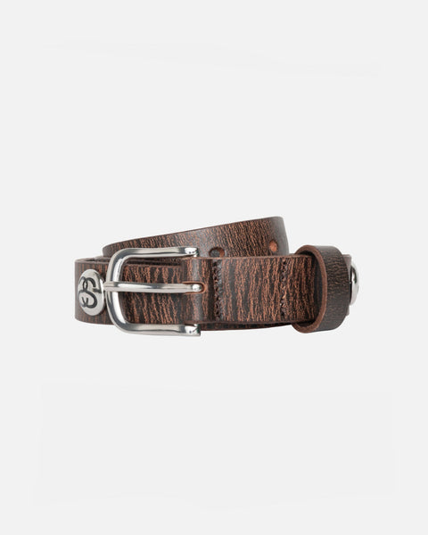 小物 Stussy l S Tip Belt S/M Brown Stussy Leather /Cotton Brown Belt Size L/XL | eBay