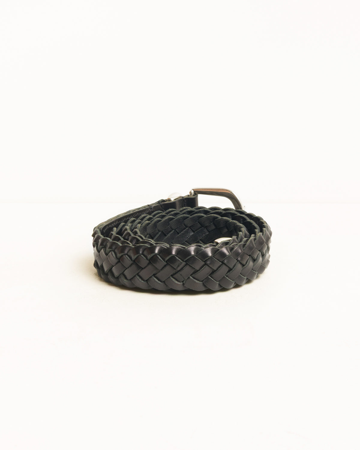 LEATHER BRAIDED BELT