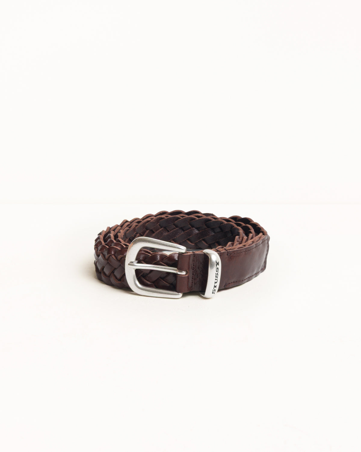 LEATHER BRAIDED BELT