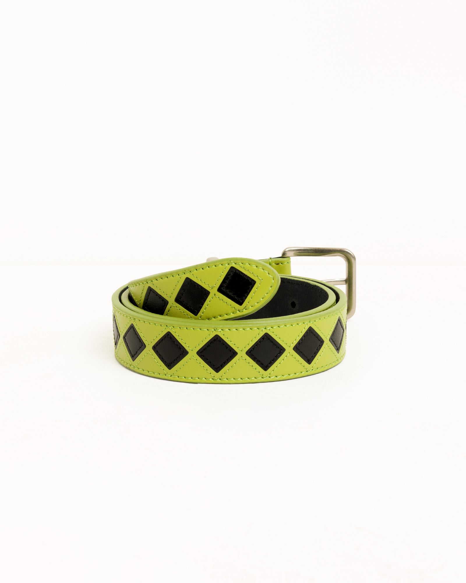 LEATHER ARGYLE BELT