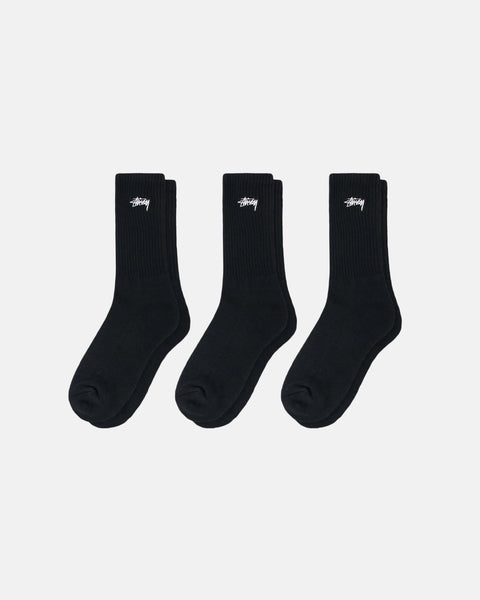 STOCK CREW SOCK- 3 PACK