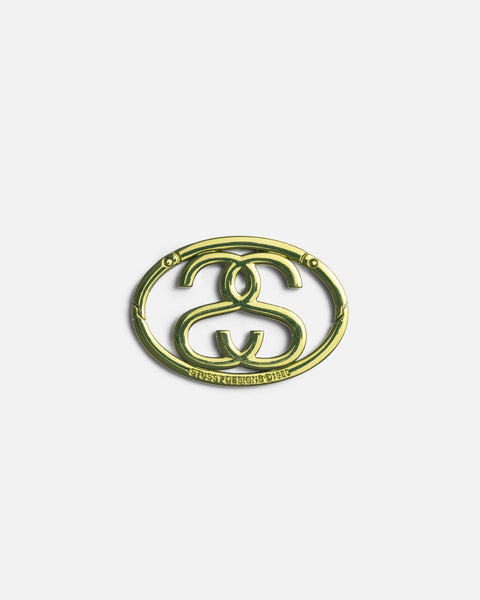 SS Link Twist Carabiner – Brushed Nickel | Accessories | Stüssy