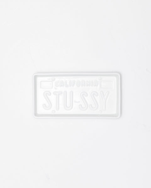 CERAMIC LICENSE PLATE TRAY