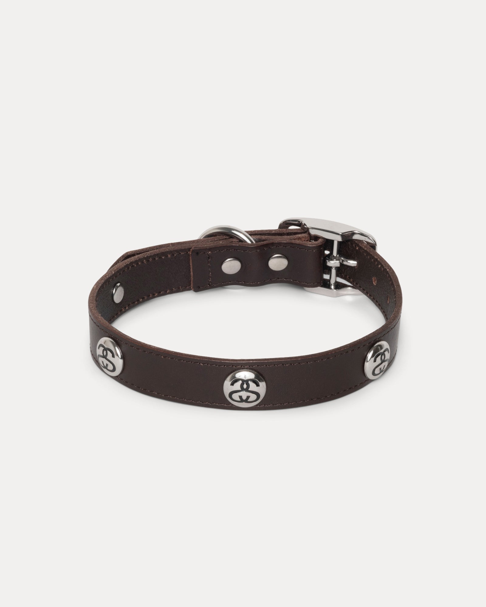STUSSY STUDDED DOG COLLAR メタルロゴ　 犬　首輪 Studded Dog Collar – Brown | Accessories | Stüssy – Stussy AU