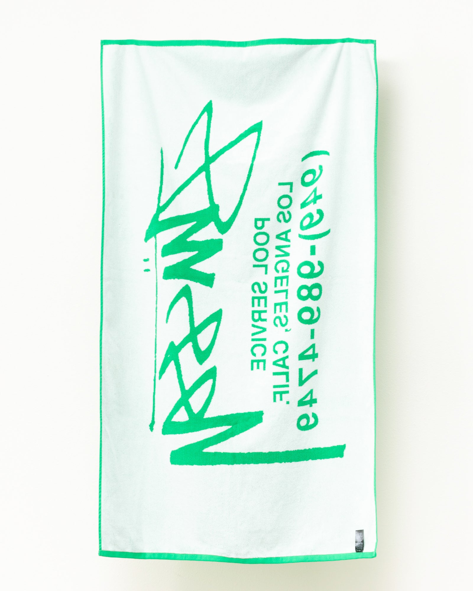 Pool Service Beach Towel – Green | Beach Accessories | Stüssy