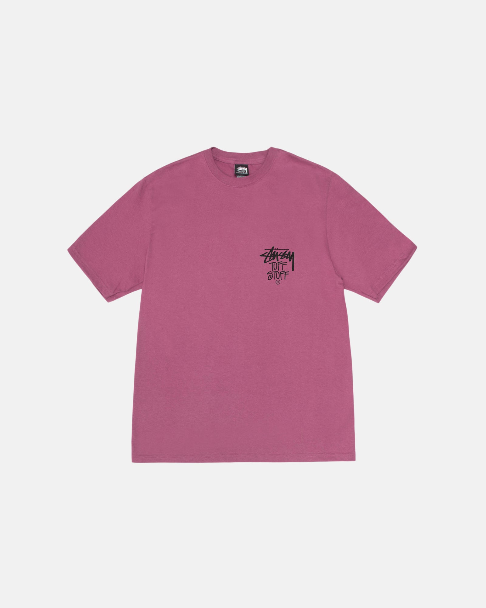 STÜSSY TUFF STUFF TEE BERRY SHORTSLEEVE