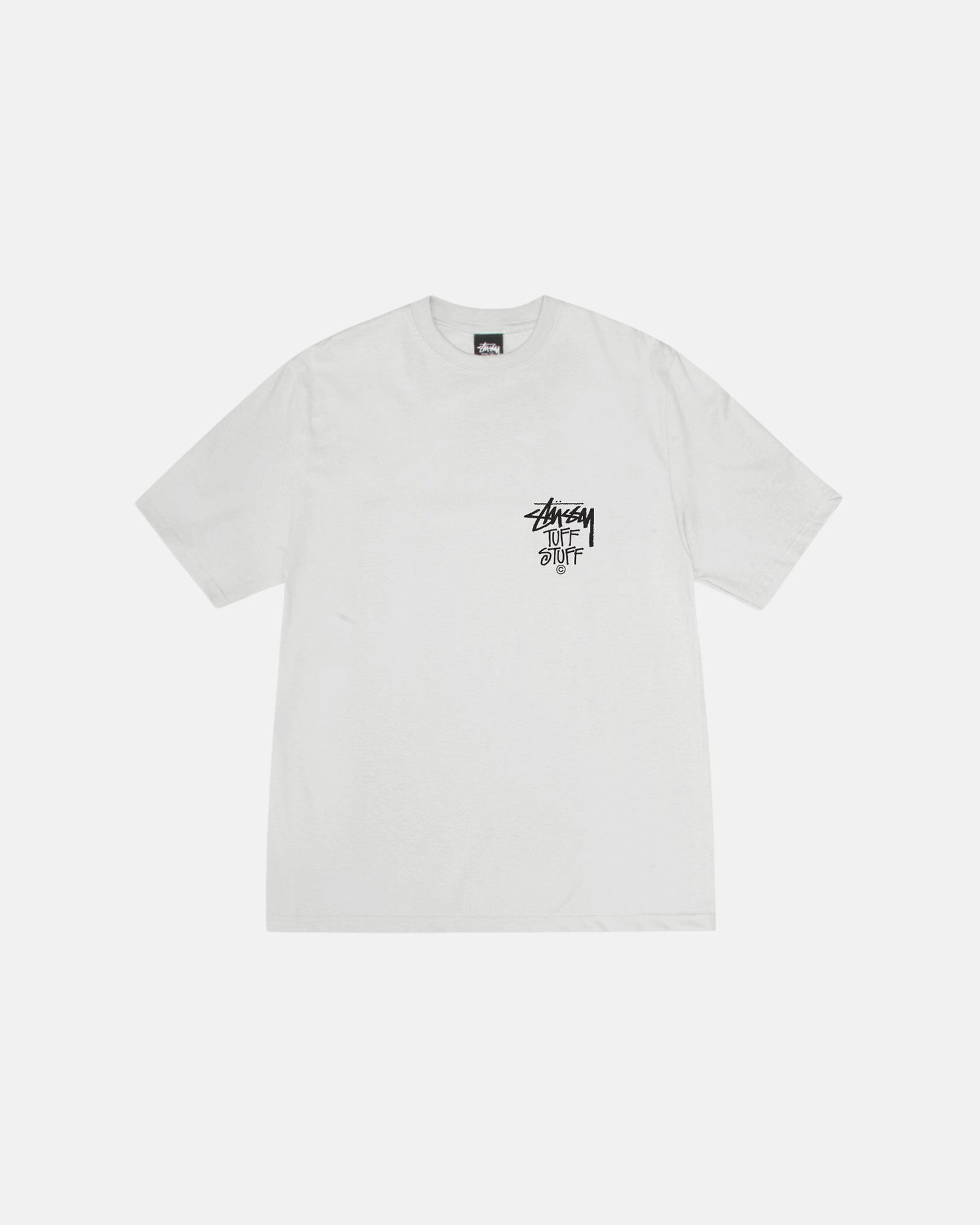 STÜSSY TUFF STUFF TEE FOG SHORTSLEEVE