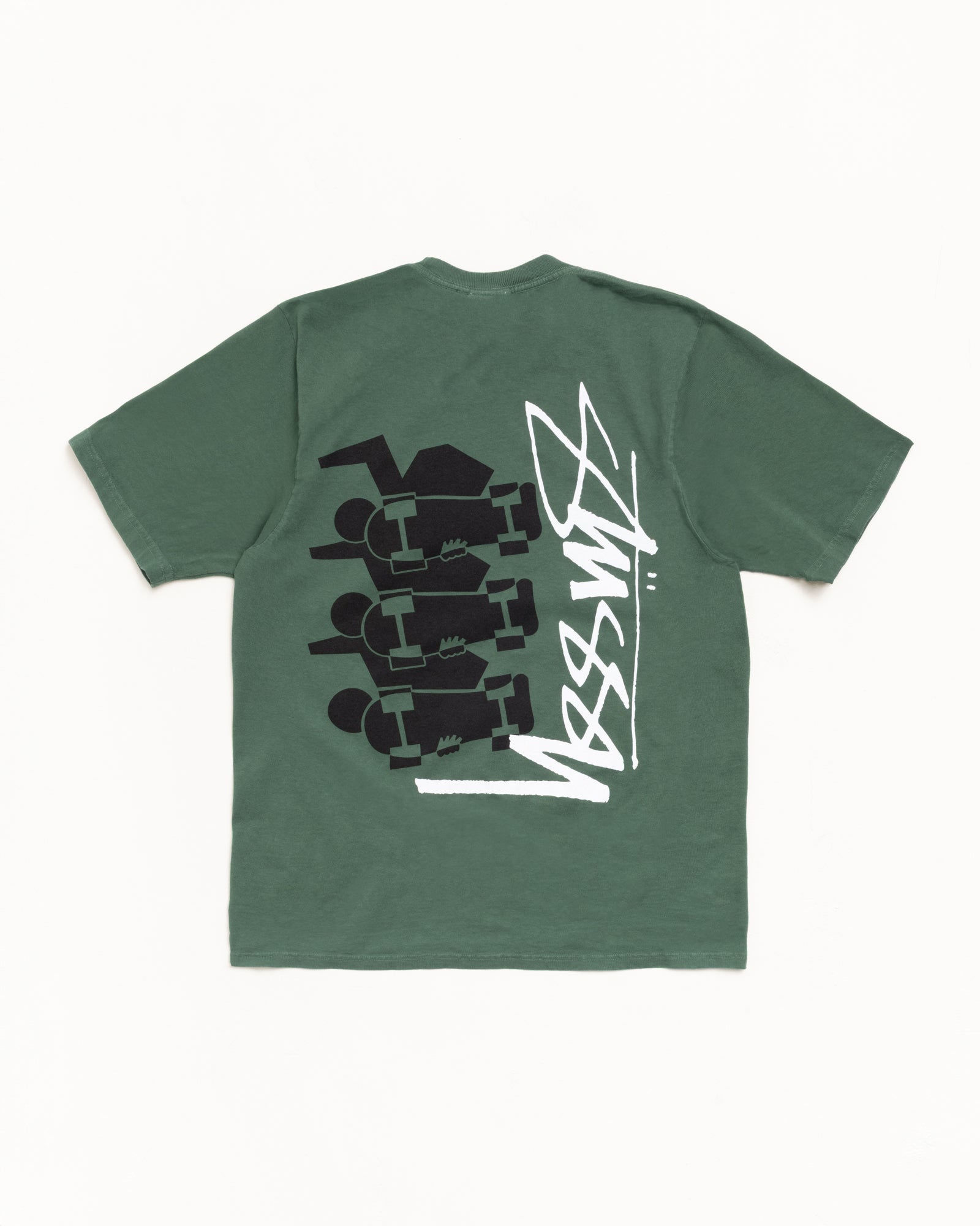 Skate Stack Tee Pigment Dyed – Pine | Tees | Stüssy – Stussy AU