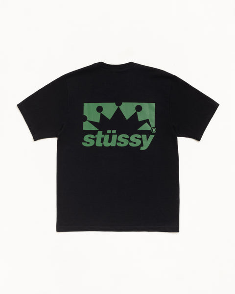 Box Crown Tee Mens Short Sleeve In Black
