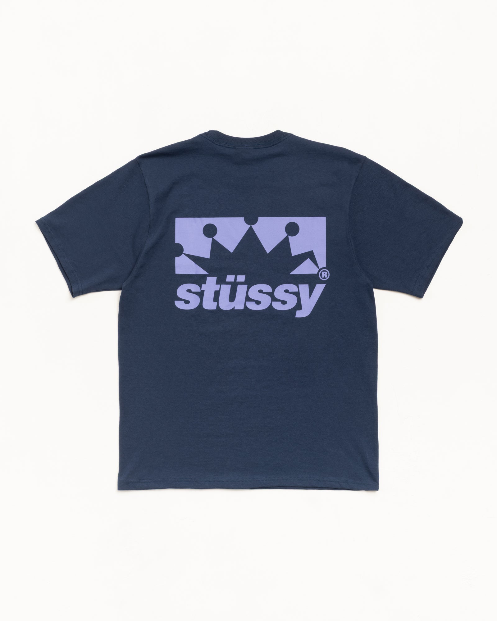 Box Crown Tee Mens Short Sleeve In Navy