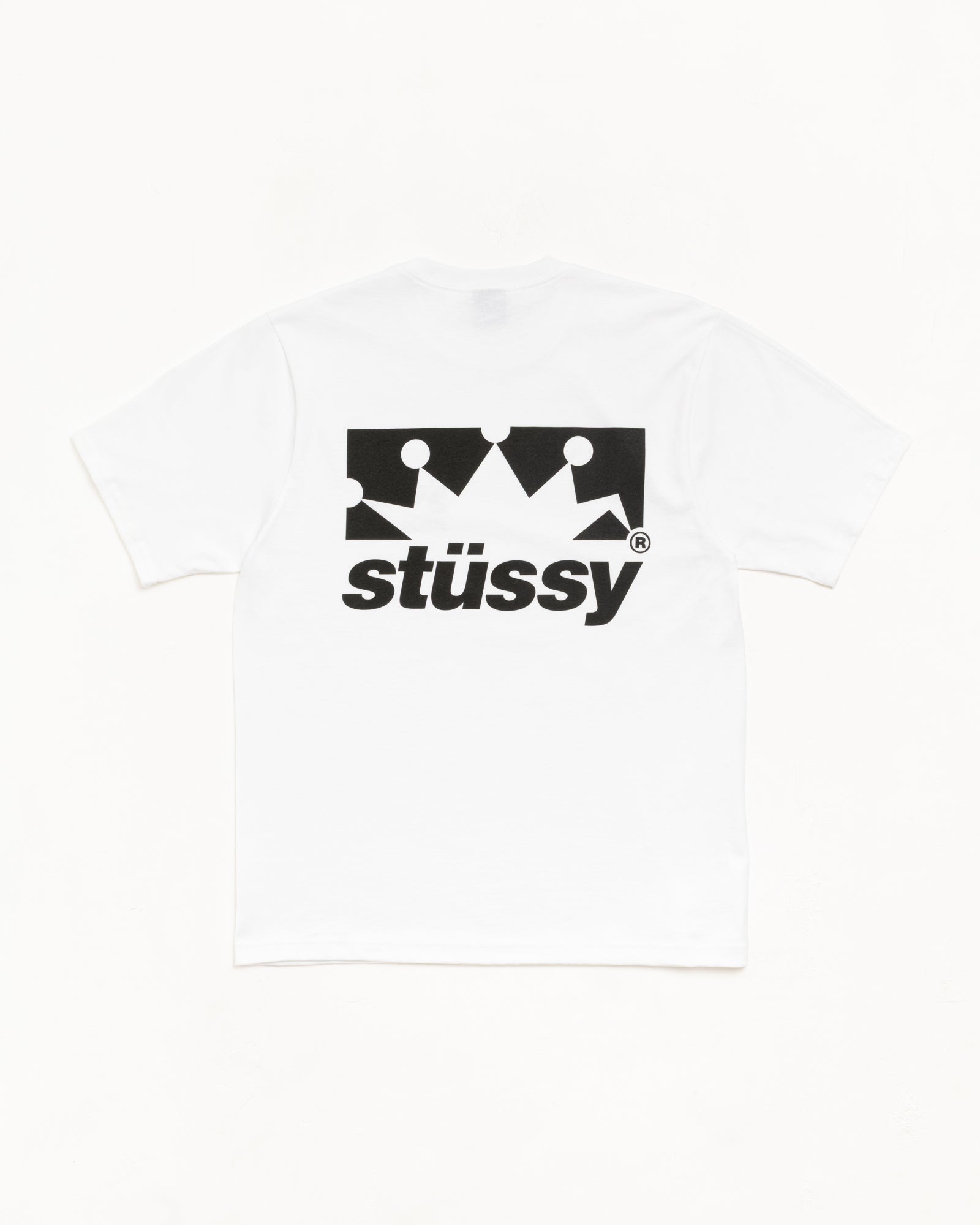 Box Crown Tee Mens Short Sleeve In White