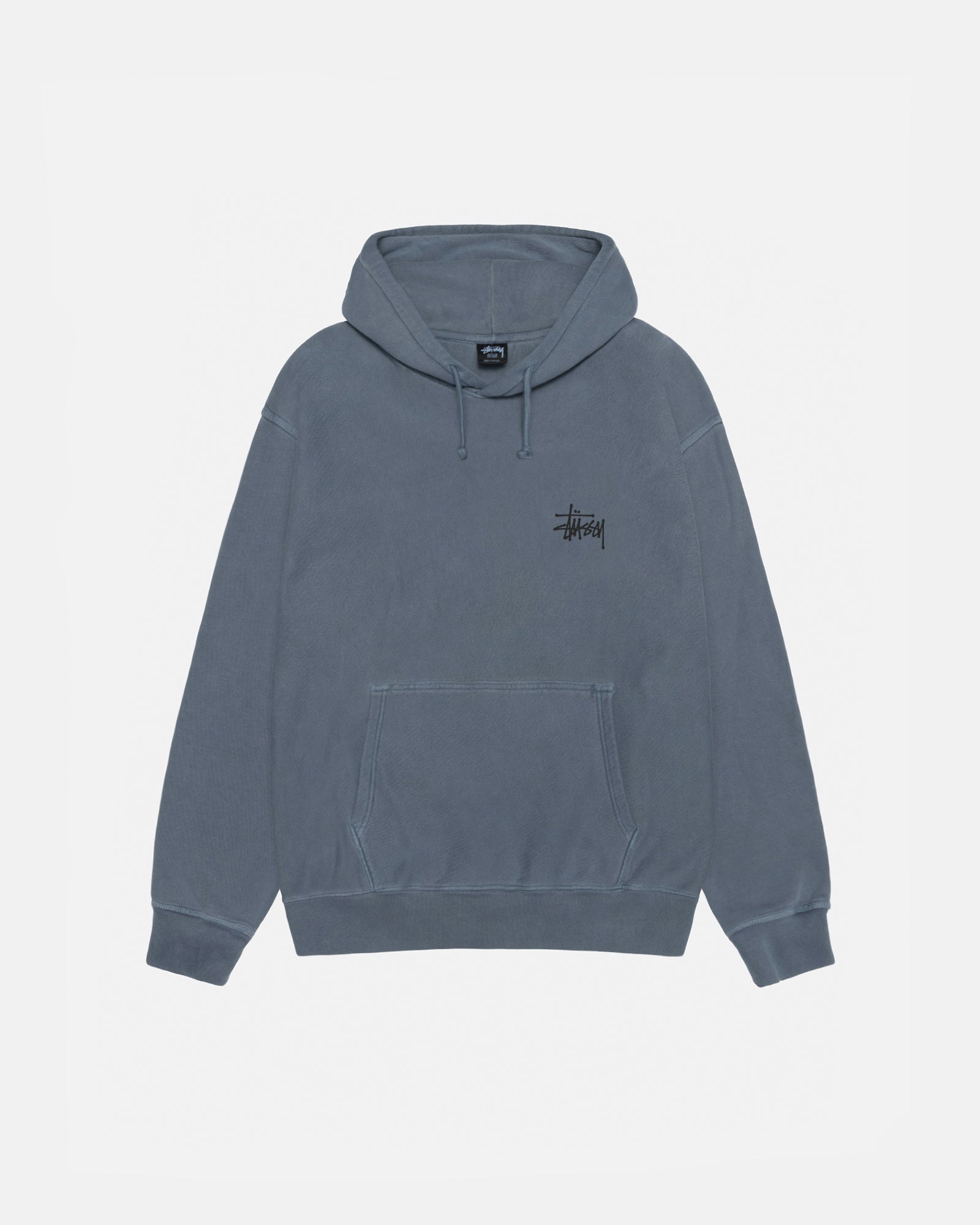 Basic Stüssy Hoodie Pigment Dyed in navy – Stüssy – Stussy AU
