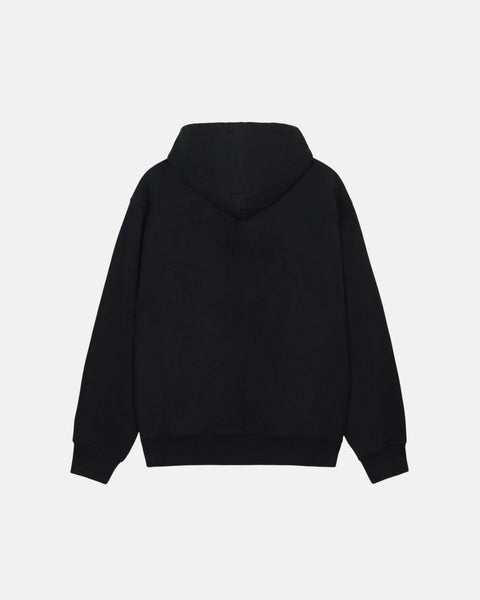 STÜSSY THERMAL STOCK HOODIE BLACK SWEATS