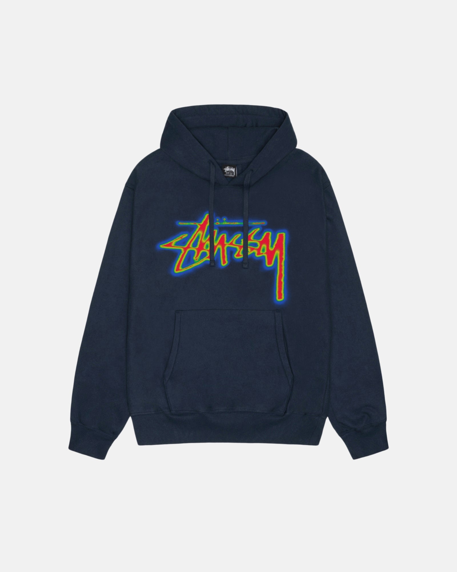 STÜSSY THERMAL STOCK HOODIE NAVY SWEATS